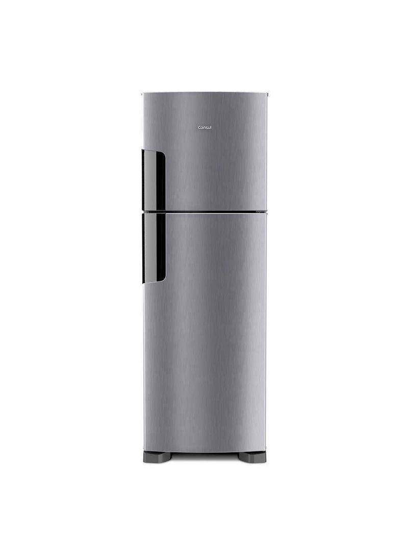 Geladeira Consul Duplex CRM44AK 386 Litros Frost Free Com Altura , Função Turbo E Freezer Espaçoso Inox 220V