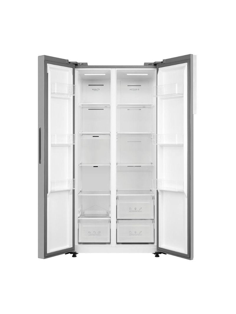 Refrigerador Midea Side By Side 442L MDRS598 Inox - 220V