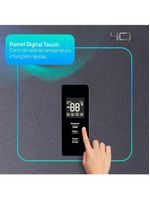 Geladeira Refrigerador HQ Frost Free Inverter Multidoor 426 Litros Cinza HQ-426MDFF 110V