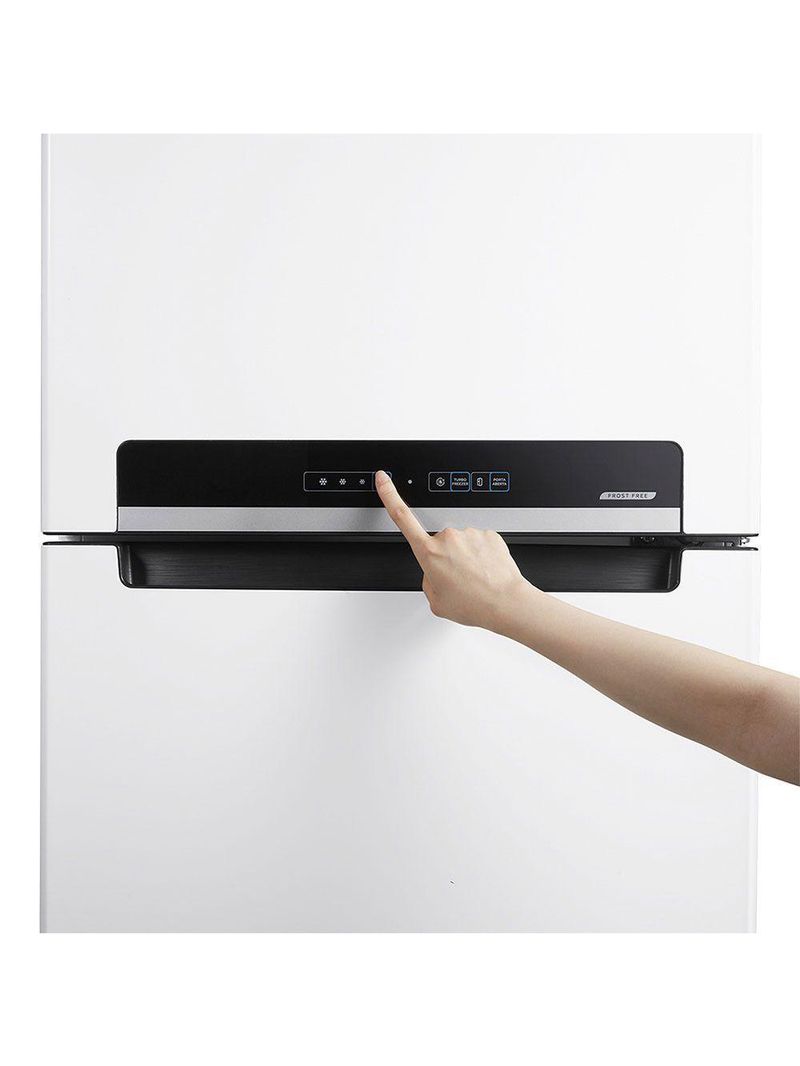 Geladeira Midea Frost Free Duplex 425l A+ Turbo Freezer Branco 110V