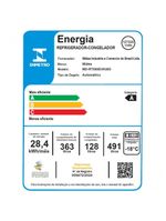Geladeira Frost Free Duplex 491L Inverter Inox Midea MD-RT650EVK463 Bivolt