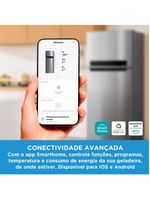 Geladeira Frost Free Duplex 491L Inverter Inox Midea MD-RT650EVK463 Bivolt