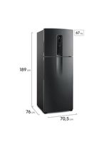 Geladeira Electrolux Frost Free Duplex Inverter 480L IT70B Black Inox Bivolt