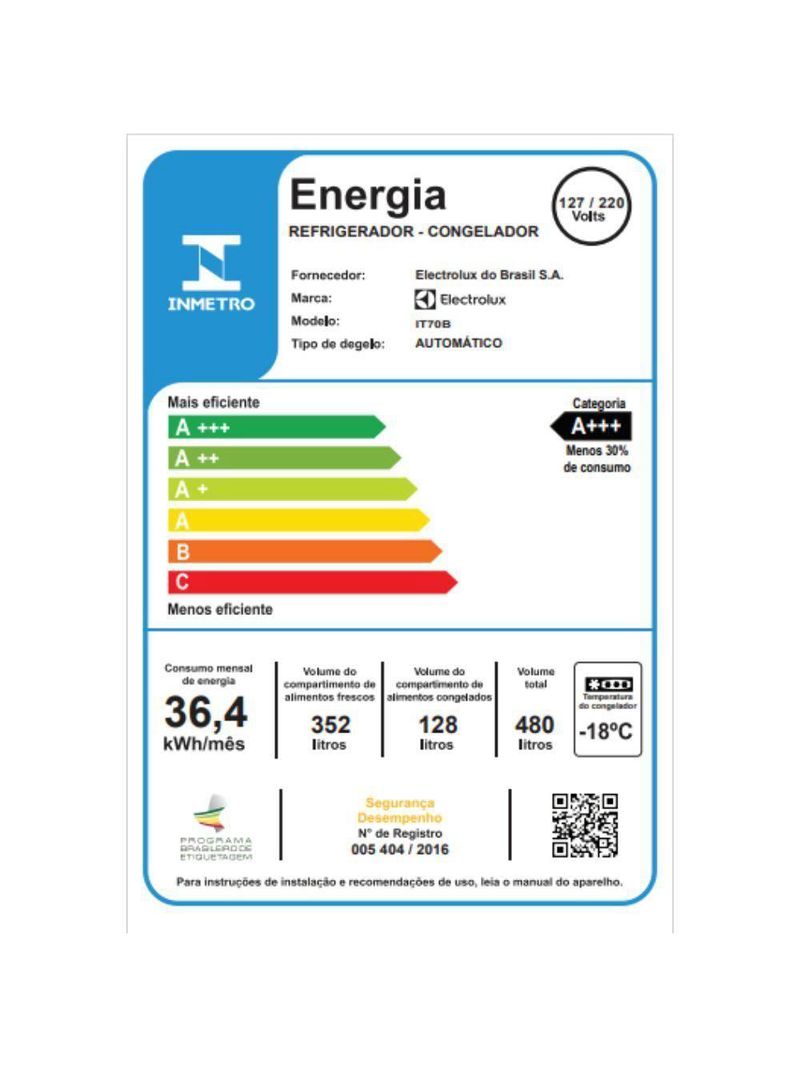 Geladeira Electrolux Frost Free Duplex Inverter 480L IT70B Black Inox Bivolt