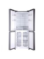 Geladeira HQ 426L Frost Free Inverter Multidoor HQ-426MDFF Prata 220V