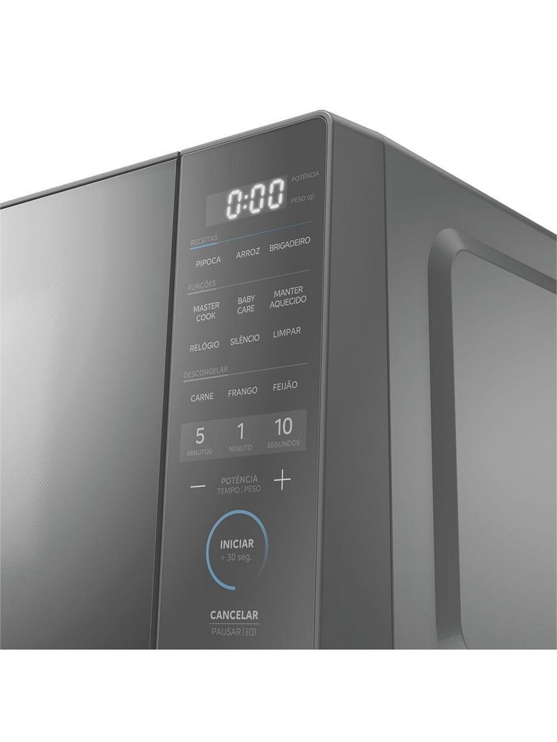 Micro-Ondas 20L Prata Porta Espelhada MasterCook Midea MHP20S1 - 110V