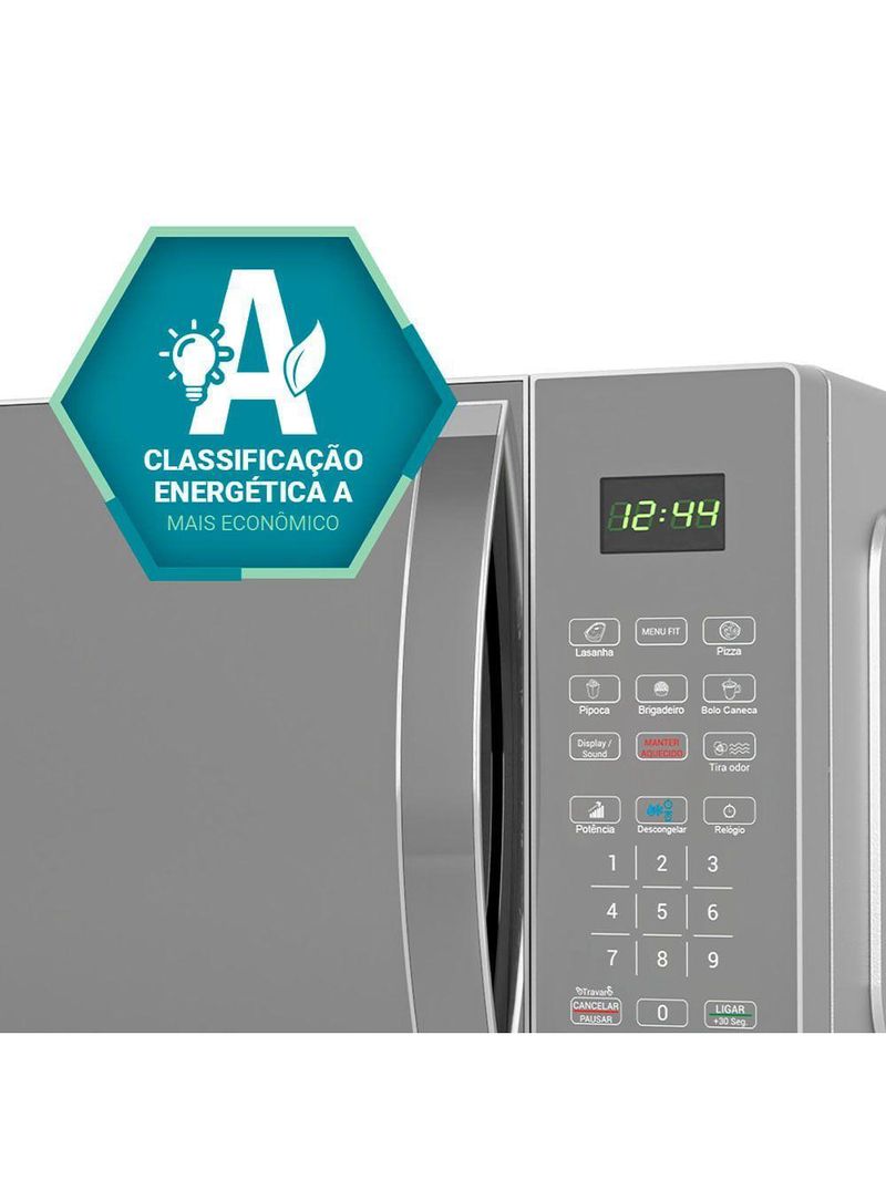 Micro-ondas Philco 28 Litros Limpa Fácil PMO30E 1100W Prata 220V