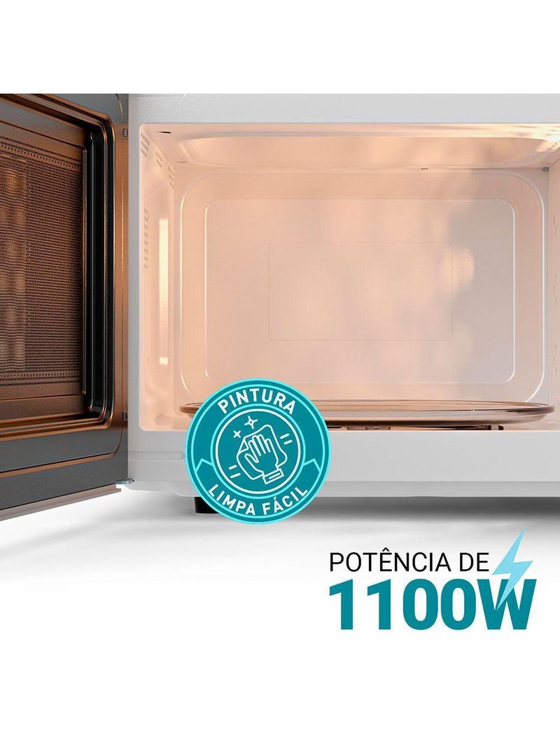 Micro-ondas Philco 28 Litros Limpa Fácil PMO30E 1100W Prata 220V
