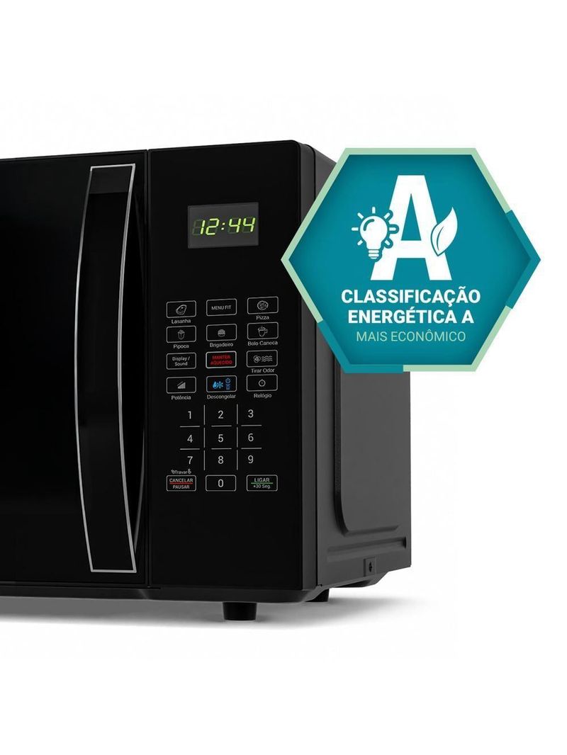 Micro-ondas Philco 28 Litros Limpa Fácil 1100W Preto PMO30P 220V