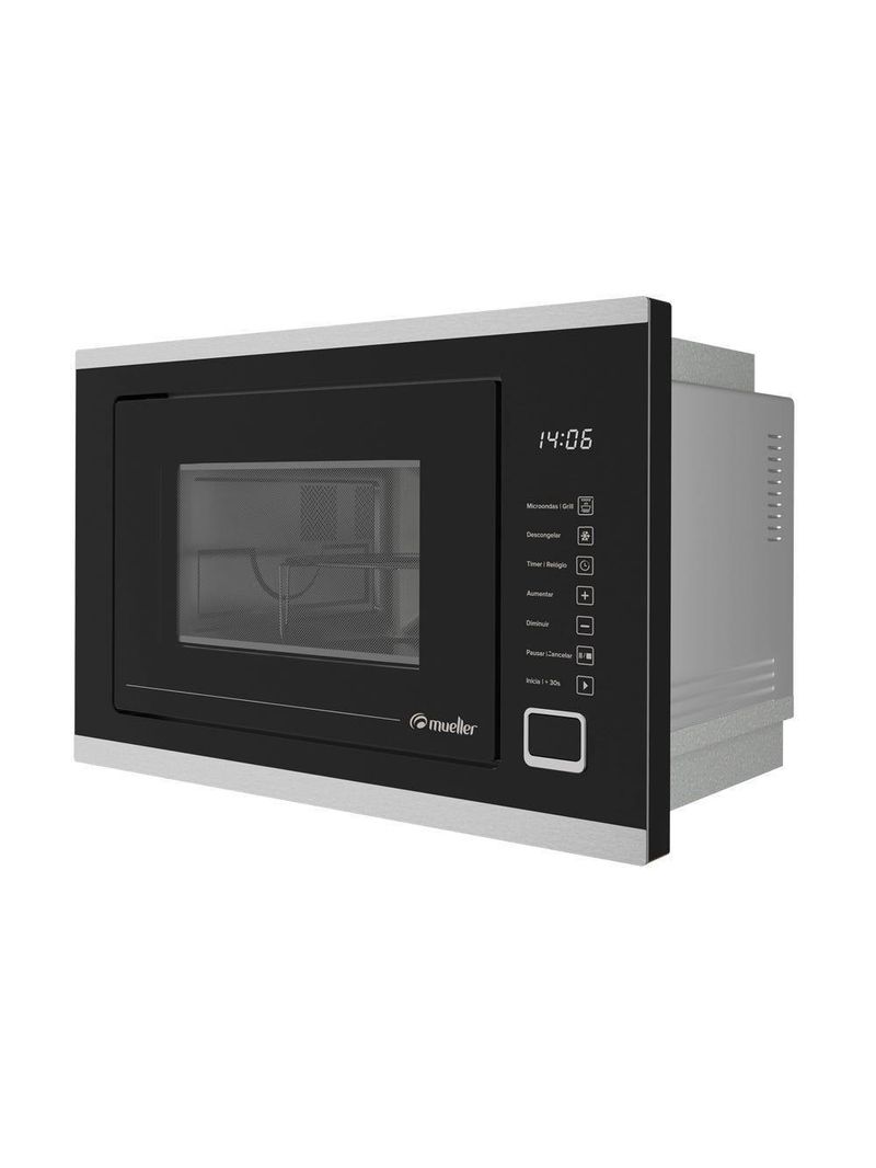 Forno Micro-ondas De Embutir Mueller 25 Litros MMO0225G1 Preto 220V