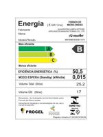 Forno Micro-ondas De Embutir Mueller 25 Litros MMO0225G1 Preto 220V