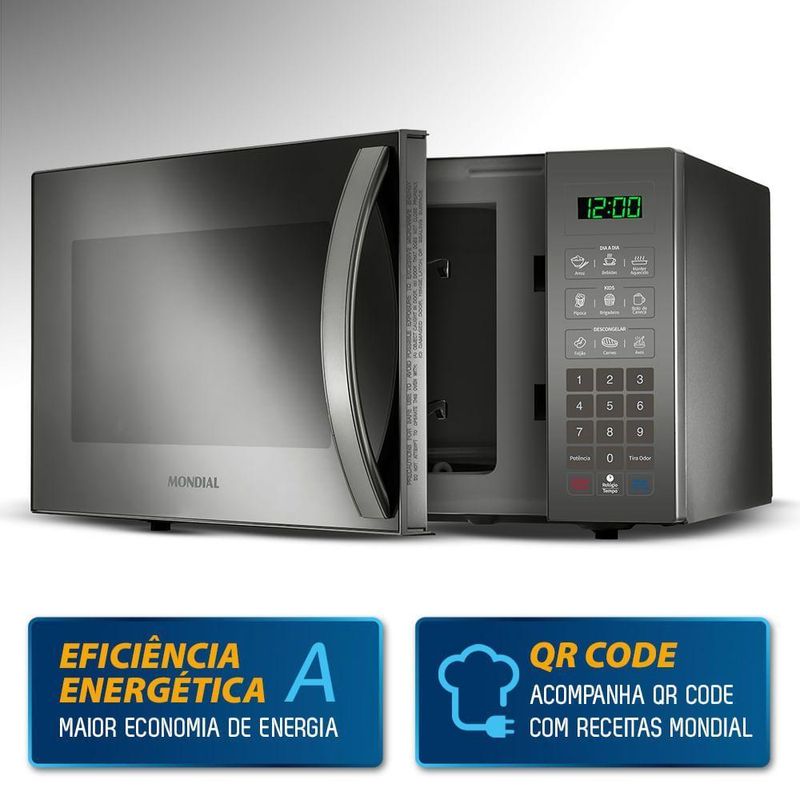 Micro-ondas 34l Mondial Mo-02-34-e 220v/60hz