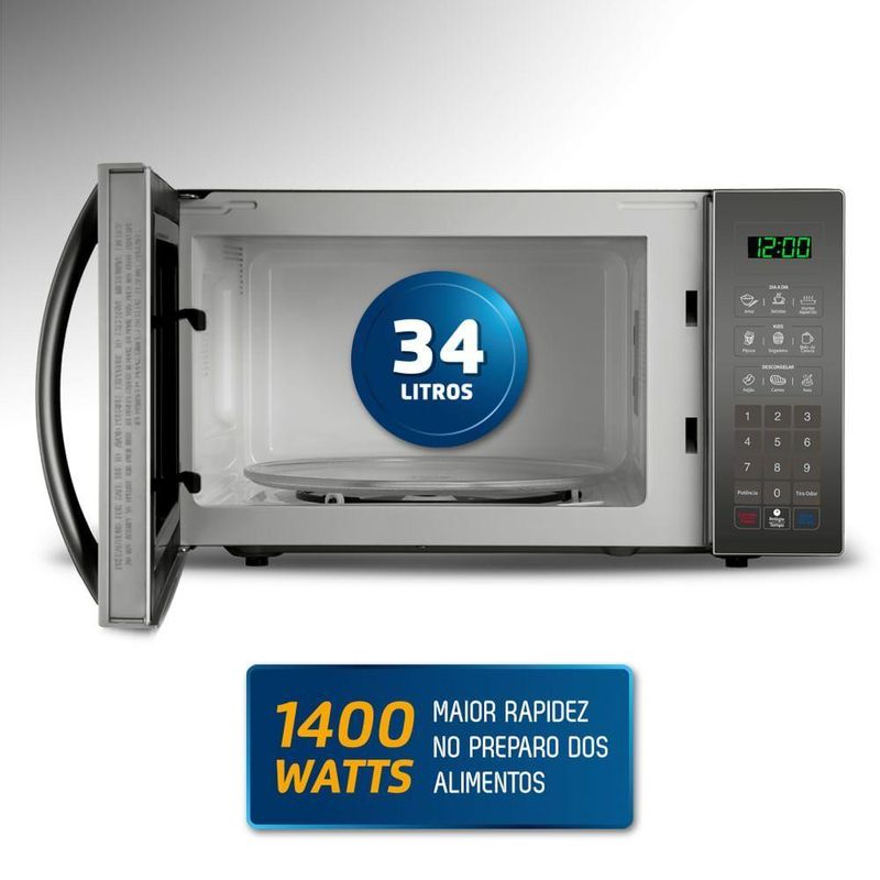 Micro-ondas 34l Mondial Mo-02-34-e 220v/60hz