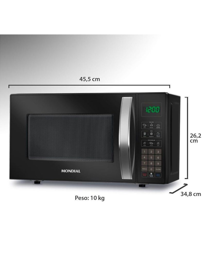 Micro-ondas 21l Mondial Mo-01-21-b 220v/60hz