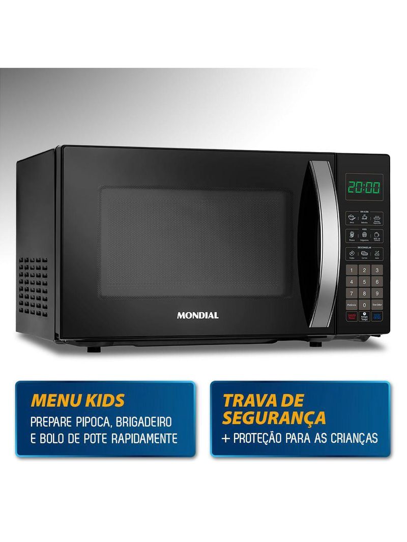 Micro-ondas 21l Mondial Mo-01-21-b 220v/60hz