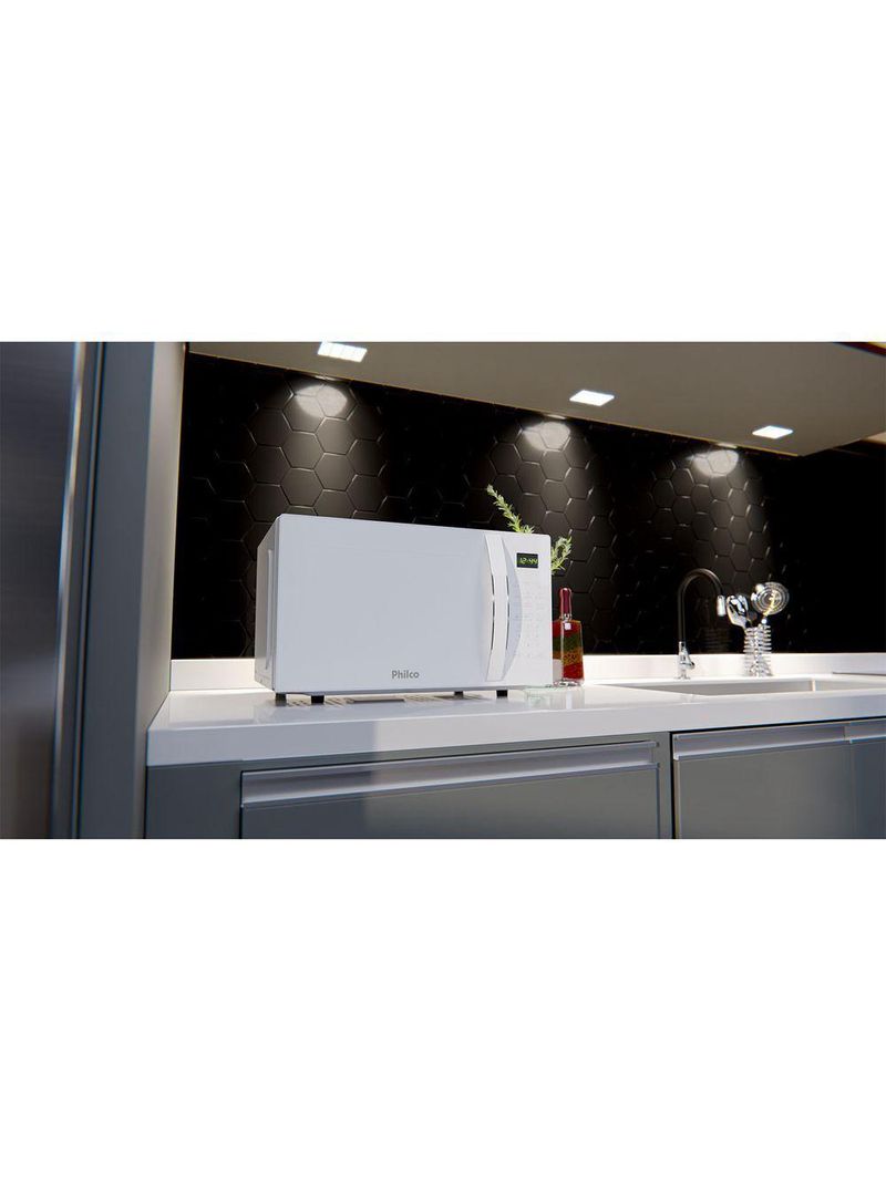 Micro-ondas 25L Philco Receitas Pré-programadas 1100W PMO28B 110V