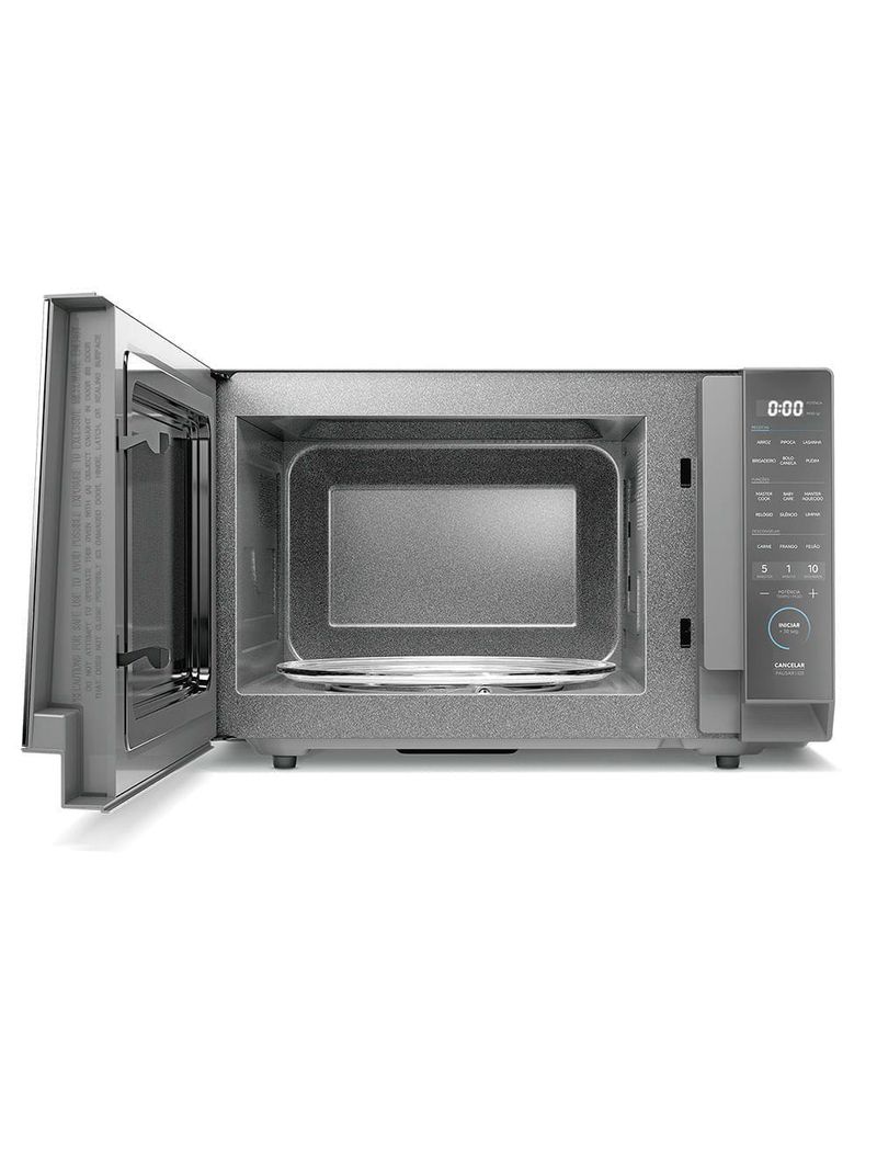 Micro-ondas 35L Prata Porta Espelhada Mastercook Midea MHP35S2 220V