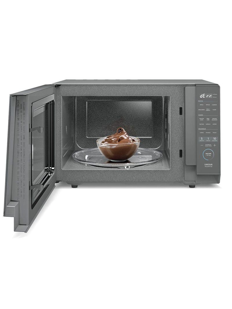 Micro-ondas 35L Prata Porta Espelhada Mastercook Midea MHP35S2 220V