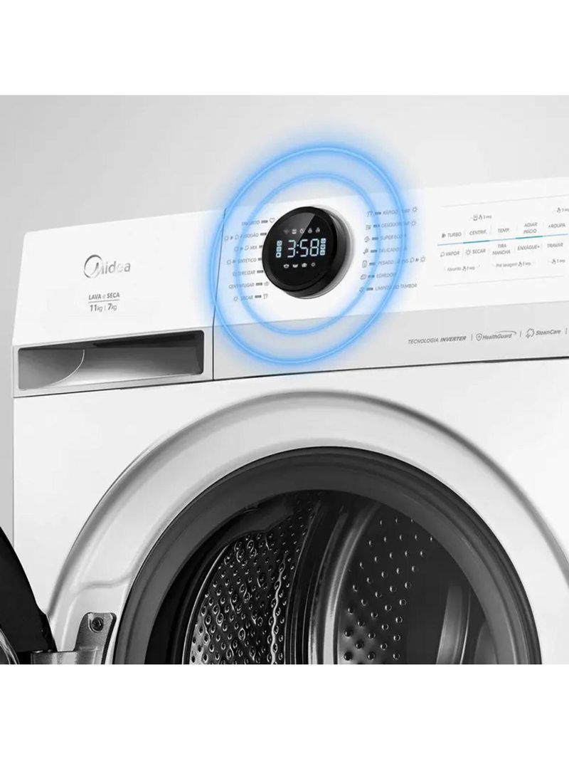 Lava E Seca Midea 11Kg MF201D110WB/WK Branco 110V