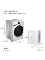 Lava E Seca Midea 11Kg MF201D110WB/WK Branco 110V