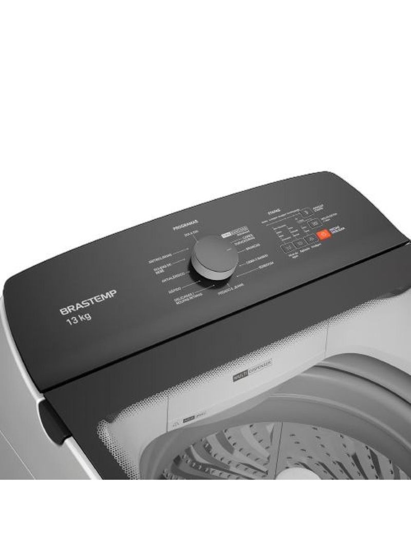 Lavadoras De Roupas Automática Brastemp 13kg BWK13AB Ciclo Tira Manchas Branco 110V