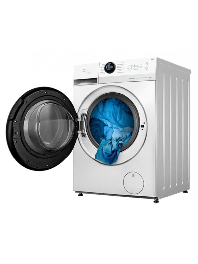 Lava E Seca Midea 11kg Slim Healthguard Conectada Inverter MF201 Branca 110V