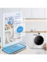 Lava E Seca Midea 11kg Slim Healthguard Conectada Inverter MF201 Branca 110V