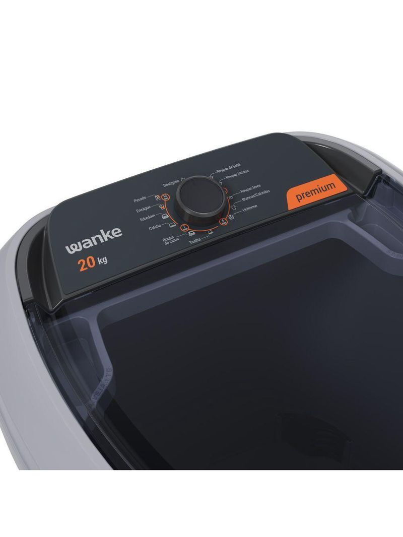 Lavadora de Roupas Wanke New Premium 20Kg LWBE201T3 Silver 220V