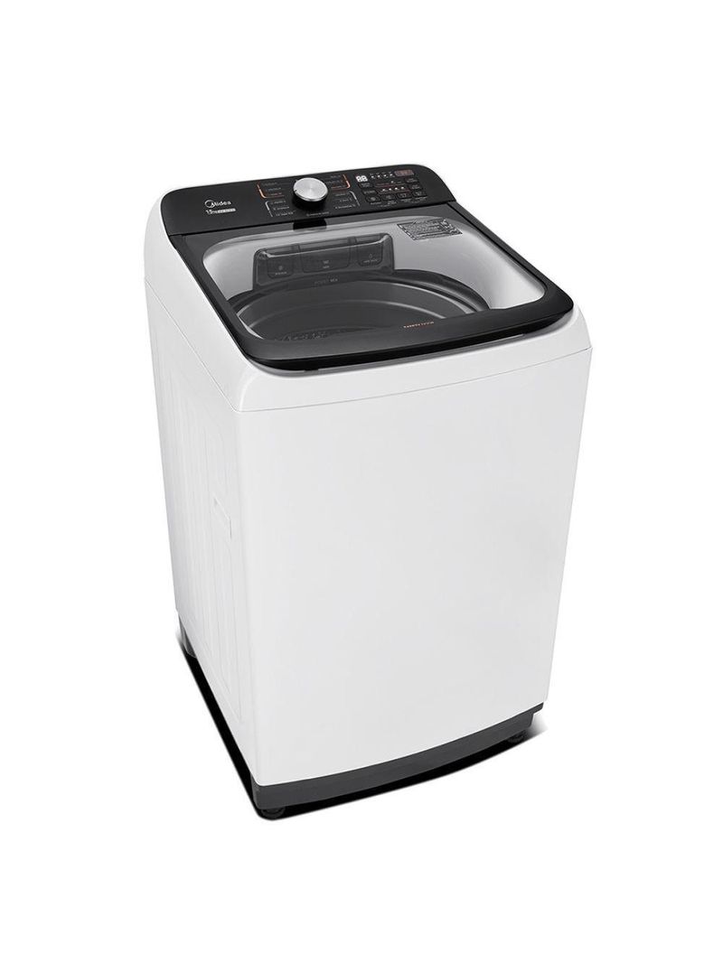 Lavadora De Roupas Automática Midea 15kg MA512W150A-WKBR Reuso De Água Branca 110V