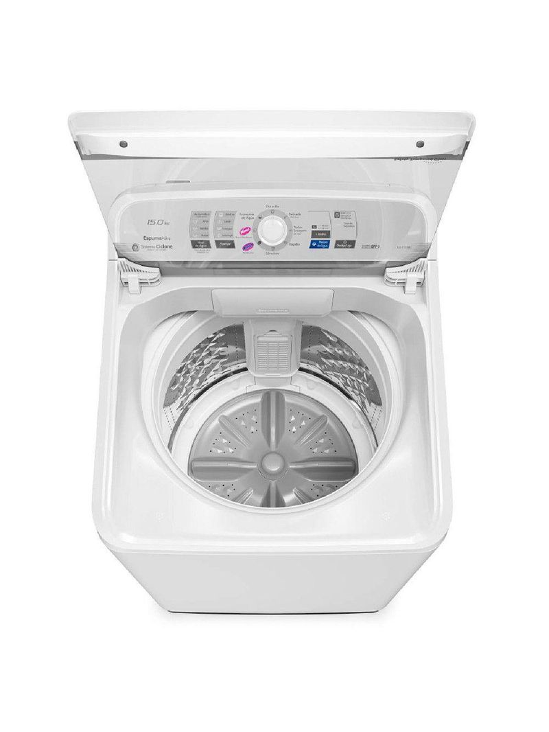 Máquina De Lavar Panasonic 15kg Sistema Ciclone NA-F150B1WA Branco 220V