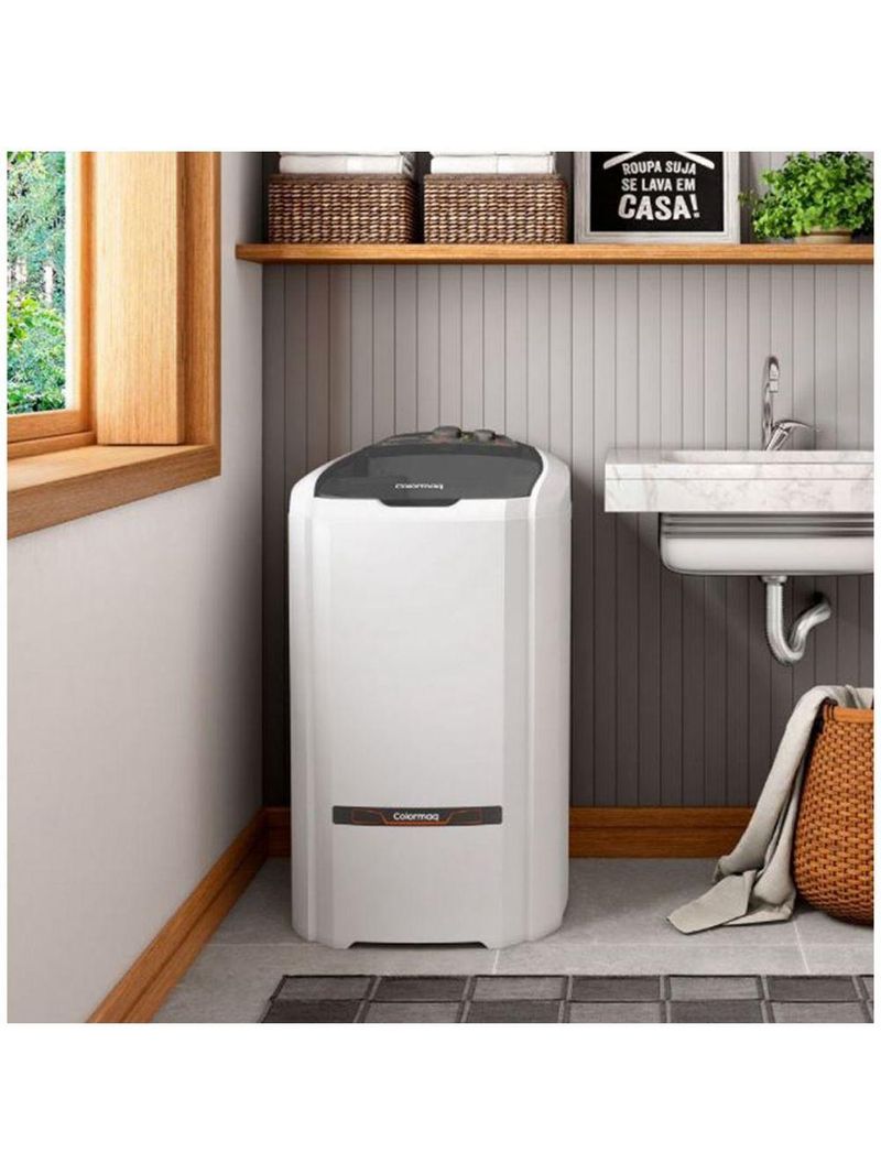 Lavadora Tanquinho Colormaq Semiautomática 20kg Branco 220v