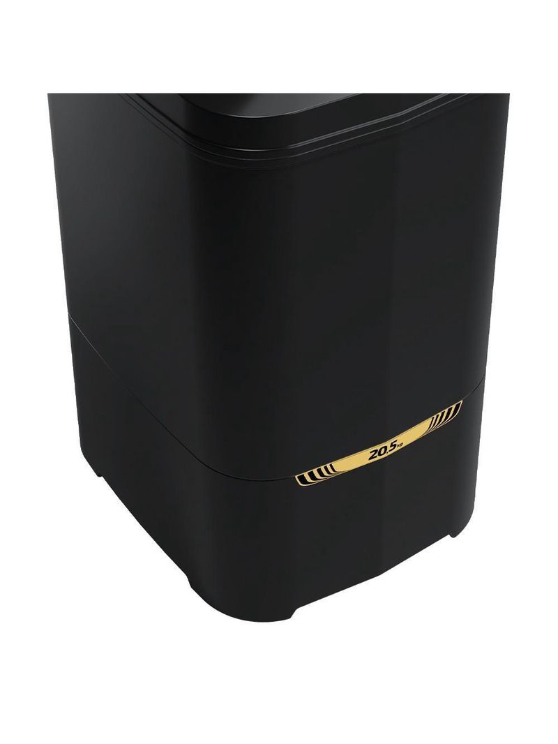 Tanquinho Newmaq New Plus 20,5kg Semiautomático Preto 110V