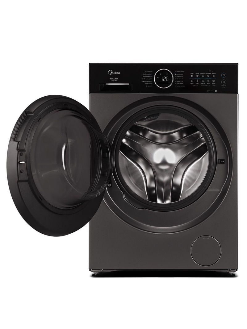 Lava E Seca 11kg Titanium Slim Storm Wash Conectada Midea MF210D110WB/GK-01 110V