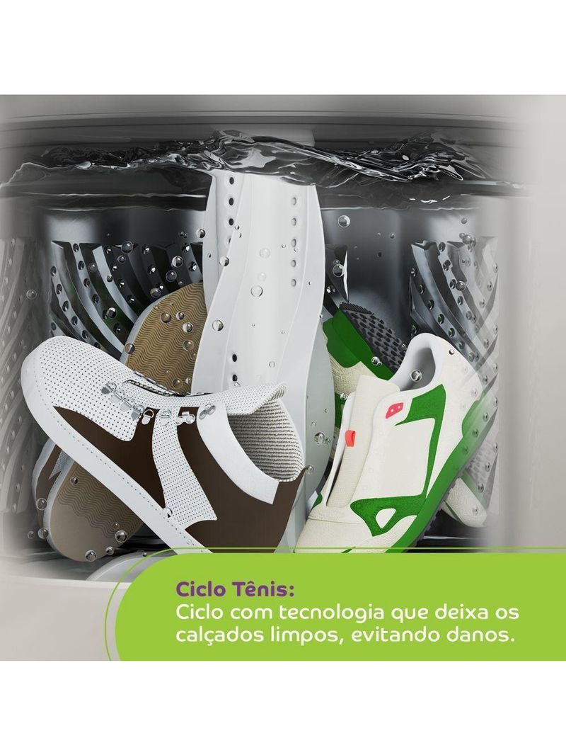 Lavadora De Roupas Automática Consul 13kg CWN13AB Modo Eco Branca 110V