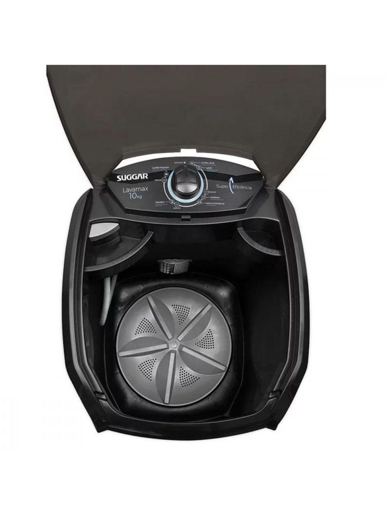 Lavadora De Roupas Suggar Lavamax LX10 10kg Automática Preto 220V