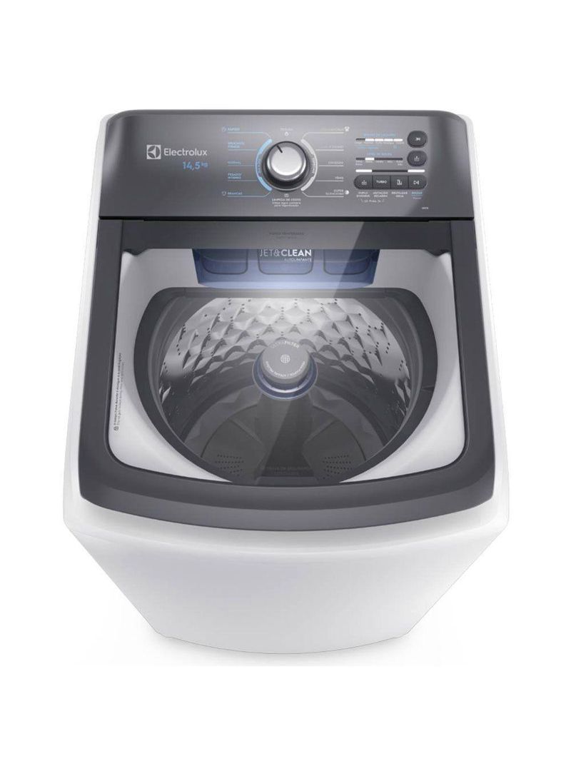 Máquina De Lavar 14,5kg Efficient Electrolux Branco 110V
