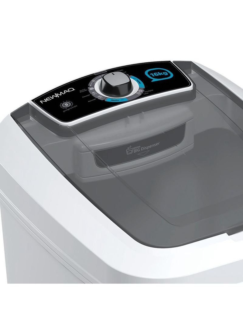Tanquinho Newmaq New 16kg Semiautomático Branco