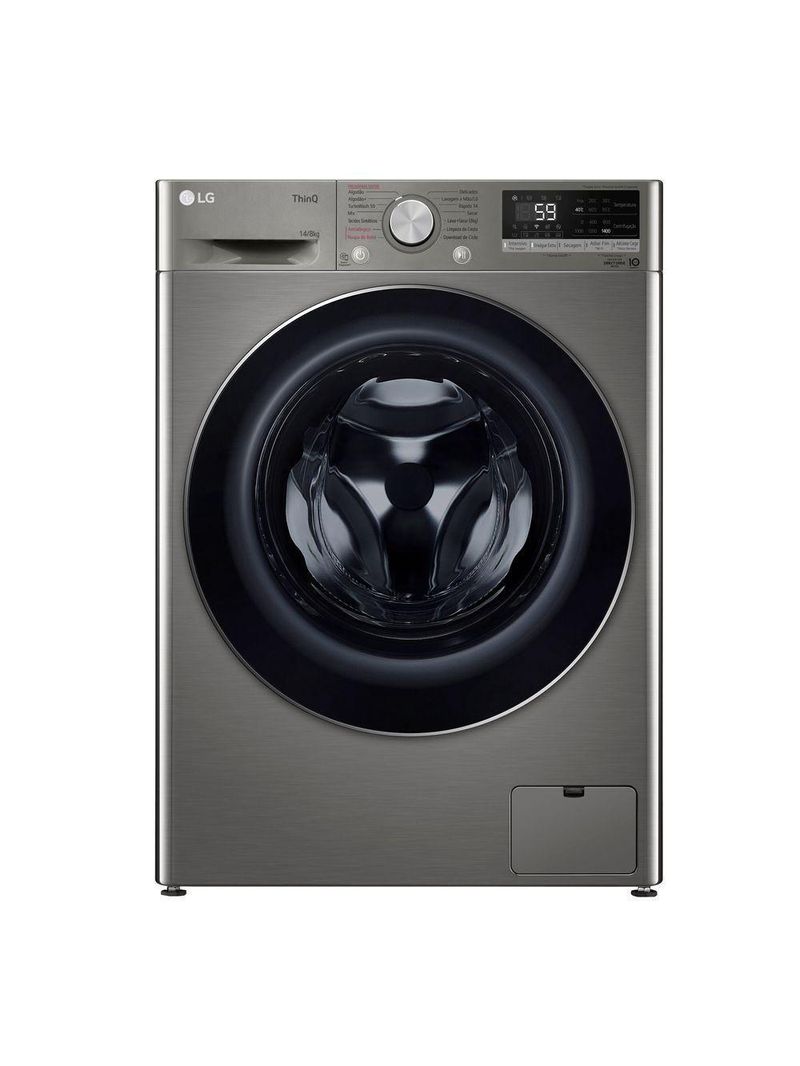 Lava E Seca LG Smart 14Kg VC4 Wi-fi E Inteligência Artificial Inox 220V