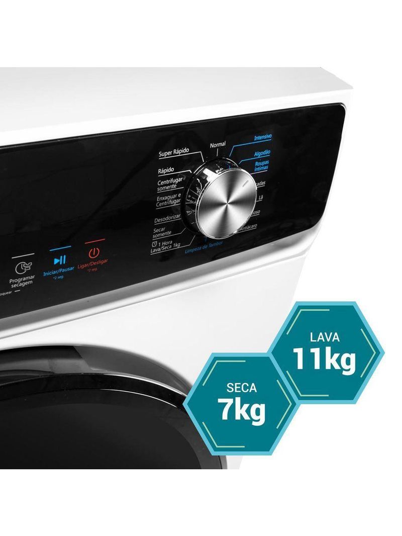 Lava E Seca Philco 11kg PLS11A Inverter Plus Branco 110V