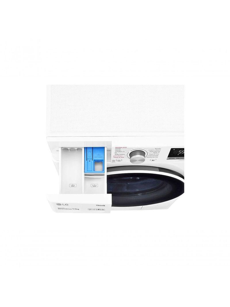 Lavadora Smart LG VC4 13KG Branco Com IA AIDD FV5013WC4A 220V