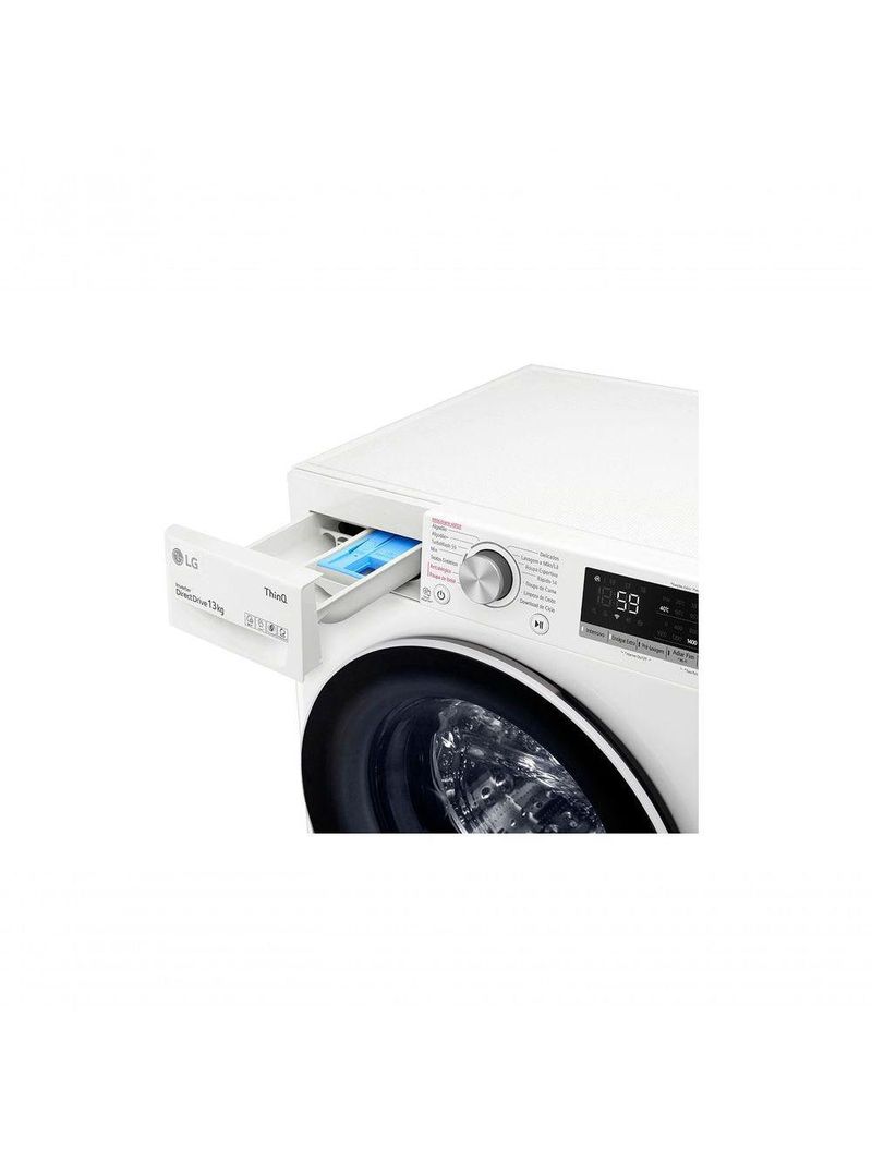 Lavadora Smart LG VC4 13KG Branco Com IA AIDD FV5013WC4A 220V