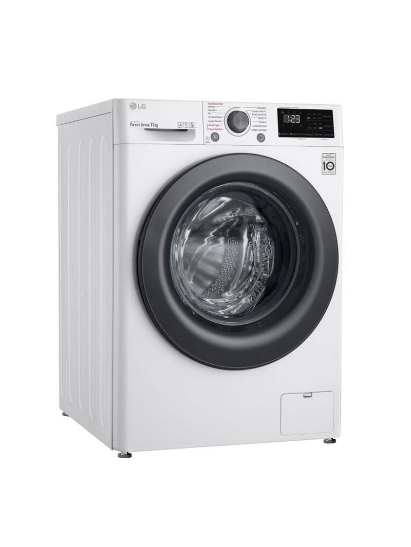 Lavadora Smart LG VC5 11KG Branca com Inteligência Artificial AIDD™ FV3011WG4A 220V