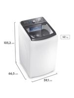 Lavadora De Roupas Automática Electrolux 14,5kg Lee15 Jet&clean Branco 220V