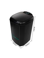 Tanquinho-lavadora Semiautomática Suggar 20kg Lavamax Eco LE20PT Sistema De Drenagem Preto 220V
