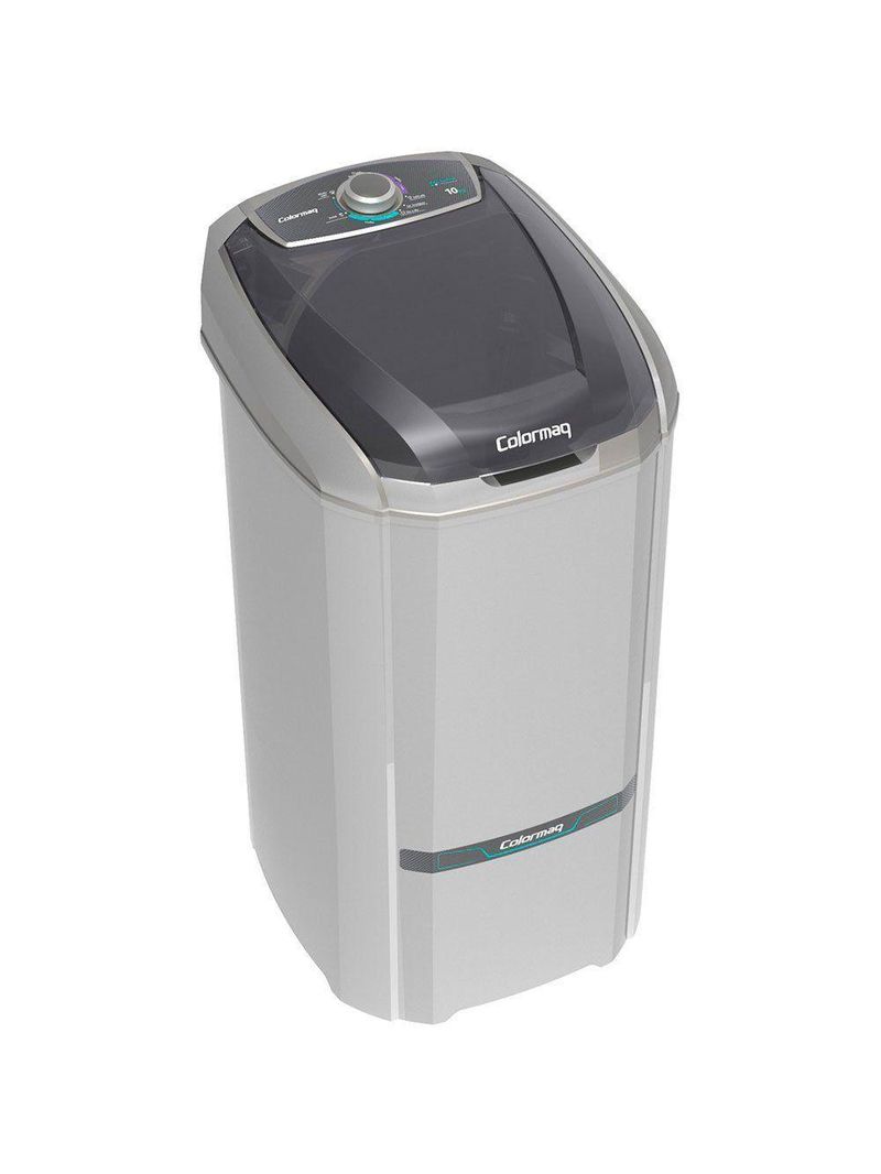 Lavadora Semi-automática Colormaq 10Kg disponível na cor Prata 127V