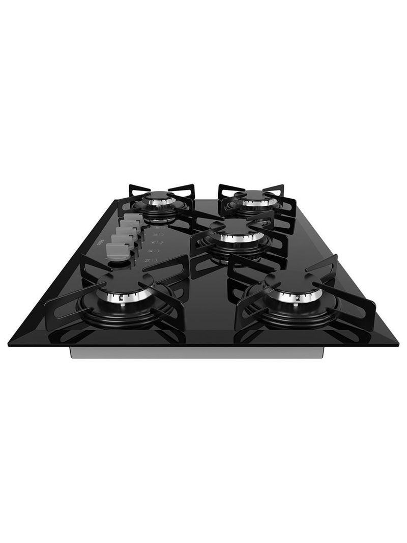Cooktop a gás philco 5 bocas chef 5 bisote bivolt – preto