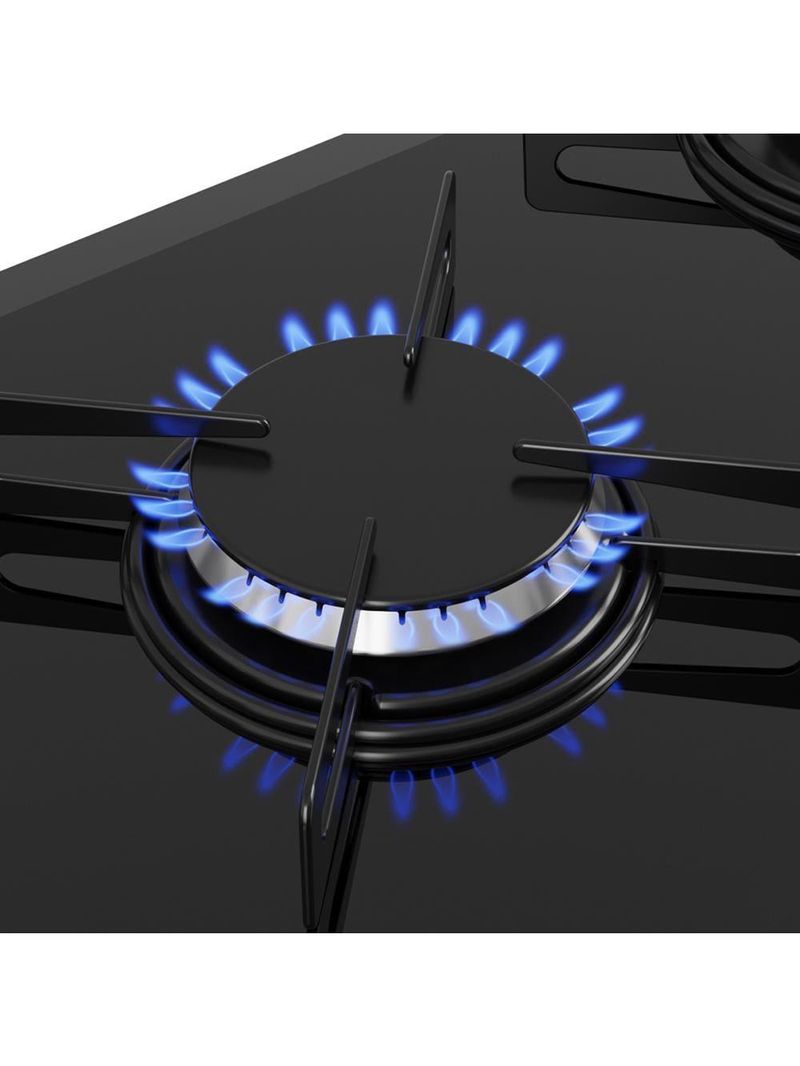 Cooktop a gás philco 5 bocas chef 5 bisote bivolt – preto
