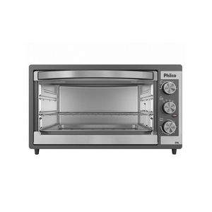Forno elétrico philco pfe52p 50l timer de 60 minutos dupla resistência preto