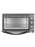 Forno elétrico philco pfe52p 50l timer de 60 minutos dupla resistência preto