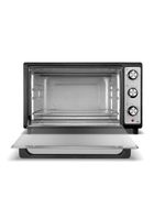 Forno elétrico philco pfe65 com grelha, lâmpada interna e timer de 120 minutos, preto - 65 litros